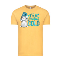 Vintage Mustard i'm so freaking cold bbs Vintage Tee - BundleAndBundleShop