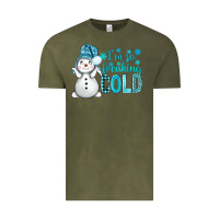 Vintage Olive i'm so freaking cold bbs Vintage Tee - BundleAndBundleShop