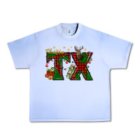 Grape Ice Christmas Texas With Deer Urban Heavy Tee - BundleAndBundleShop