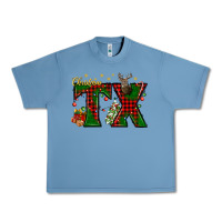 Pebble Blue Christmas Texas With Deer Urban Heavy Tee - BundleAndBundleShop