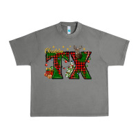 Tornado Christmas Texas With Deer Urban Heavy Tee - BundleAndBundleShop