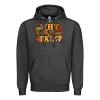 Charcoal Heather why hello there fall Zipper Hoodie - CowGirlArtShop