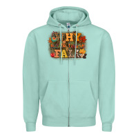Seafoam why hello there fall Zipper Hoodie - CowGirlArtShop