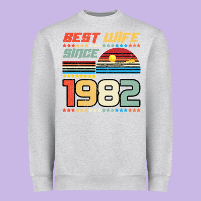 Best Wife Since 1982 Heavyweight Sweatshirt Designed By Bettercallsaul