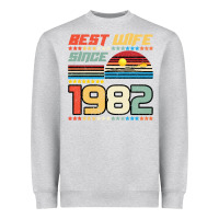Heather Grey Best Wife Since 1982 Heavyweight Sweatshirt - Bettercallsaul