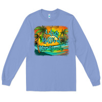 Colony Blue life is better at the beach Long Sleeve Tee - Jasminsmagicworld