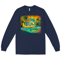 Navy life is better at the beach Long Sleeve Tee - Jasminsmagicworld