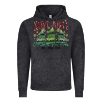 Vintage Black Saint Nick's Christmas Tree Farm Vintage Hoodie - MaliasSmallBusiness