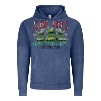 Vintage Denim Saint Nick's Christmas Tree Farm Vintage Hoodie - MaliasSmallBusiness