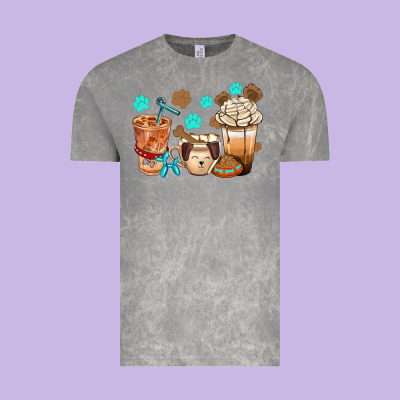 Dog Coffee Cups With  Food Container Bbs Vintage Tee Designed By Bundleandbundleshop