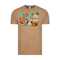 Vintage Coffee dog coffee cups with  food container bbs Vintage Tee - BundleAndBundleShop