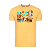 Vintage Mustard dog coffee cups with  food container bbs Vintage Tee - BundleAndBundleShop