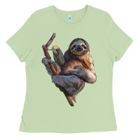 Matcha Sloth Ladies Tee - LillyAllenDesigns