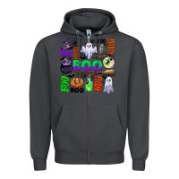 Smoke boo halloween Zipper Hoodie - CowGirlArtShop