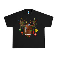 Black American Football Horn Christmas Urban Heavy Tee - BundleAndBundleShop