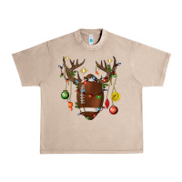 French Oak American Football Horn Christmas Urban Heavy Tee - BundleAndBundleShop