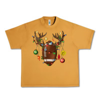 American Football Horn Christmas Urban Heavy Tee | Teevron