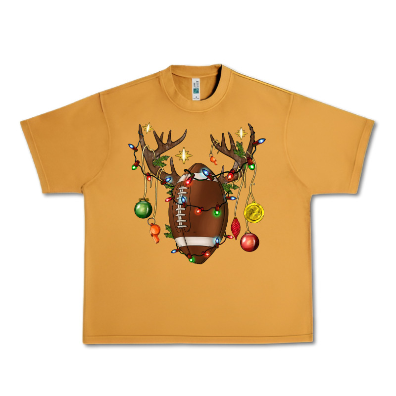American Football Horn Christmas Urban Heavy Tee by BundleAndBundleShop | Teevron