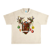 Sandshell American Football Horn Christmas Urban Heavy Tee - BundleAndBundleShop