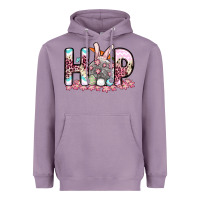 Lavender Easter Day Hop bunny Heavyweight Hoodie - OliviaCreatesArt