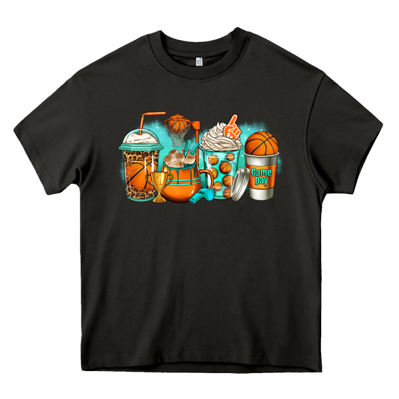 Basketball Coffee Cups Heavy Core Tee by Jasminsmagicworld | Teevron
