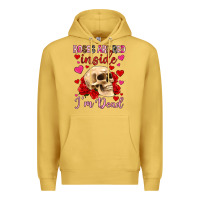 Antique Gold roses are red inside i m dead Premium Hoodie - OliviaCreatesArt