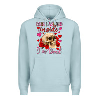 Blue Mist roses are red inside i m dead Premium Hoodie - OliviaCreatesArt