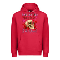 Cardinal roses are red inside i m dead Premium Hoodie - OliviaCreatesArt