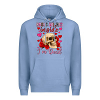 Colony Blue roses are red inside i m dead Premium Hoodie - OliviaCreatesArt
