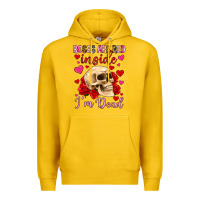Lemon roses are red inside i m dead Premium Hoodie - OliviaCreatesArt