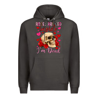 Smoke roses are red inside i m dead Premium Hoodie - OliviaCreatesArt