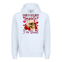 White roses are red inside i m dead Premium Hoodie - OliviaCreatesArt
