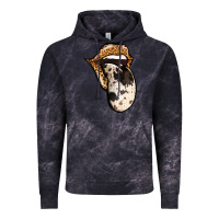 Cloud Black Western Leopard Cowhide Tongue Vintage Hoodie - Jasminsmagicworld