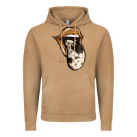 Vintage Camel Western Leopard Cowhide Tongue Vintage Hoodie - Jasminsmagicworld