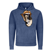 Vintage Denim Western Leopard Cowhide Tongue Vintage Hoodie - Jasminsmagicworld