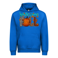 Cobalt Welcome Fall Urban Hoodie - CowhideDigitalArt