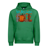 Emerald Welcome Fall Urban Hoodie - CowhideDigitalArt