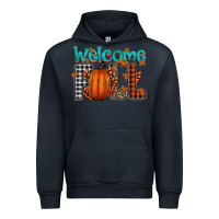 Navy Welcome Fall Urban Hoodie - CowhideDigitalArt