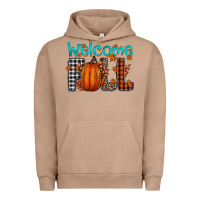 Pigment Burro Welcome Fall Urban Hoodie - CowhideDigitalArt