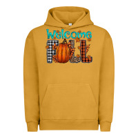 Pigment Peanut Butter Welcome Fall Urban Hoodie - CowhideDigitalArt