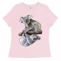 Bubblegum Pink Koala Ladies Tee - LillyAllenDesigns