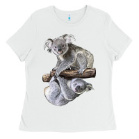 White Koala Ladies Tee - LillyAllenDesigns