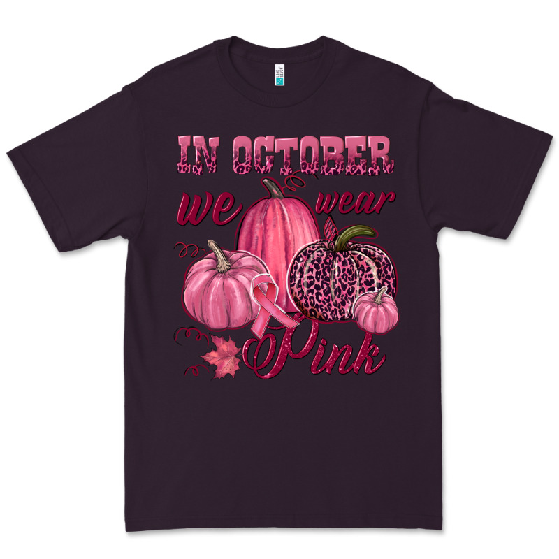 In October We Wear Pink Premium Tee by NancyCooperArtShop | Teevron