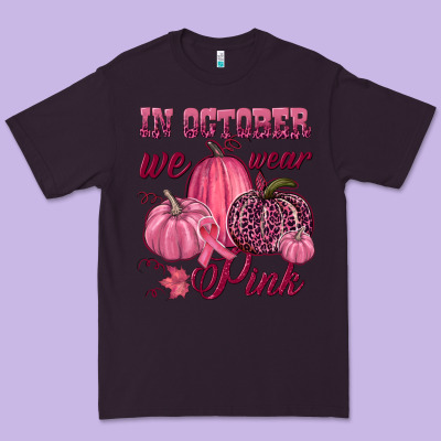 In October We Wear Pink Premium Tee Designed By Nancycooperartshop