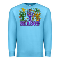 Ocean Blue Tis the season crawfish Mardi Gras Premium Sweatshirt - FaDigitalArtStudio