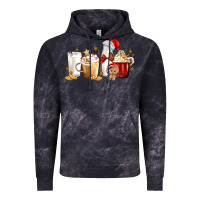 Cloud Black Christmas Milk and Cookie Latte Coffee Cups Vintage Hoodie - MaliasSmallBusiness