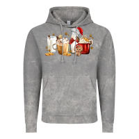 Cloud Rock Christmas Milk and Cookie Latte Coffee Cups Vintage Hoodie - MaliasSmallBusiness
