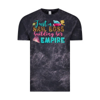Cloud Black just a nail boss building her empire bbs Vintage Tee - BundleAndBundleShop