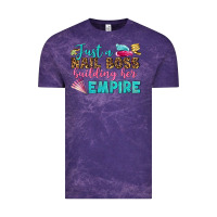 Cloud Purple just a nail boss building her empire bbs Vintage Tee - BundleAndBundleShop