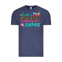 Vintage Denim just a nail boss building her empire bbs Vintage Tee - BundleAndBundleShop